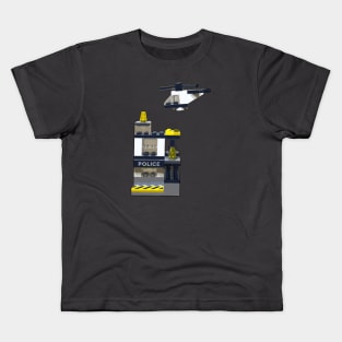 Brick Creations - Police Station Kids T-Shirt